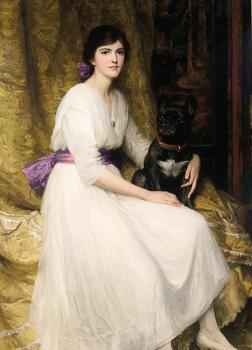 弗蘭尅 伯納德 狄尅西 Portrait of the Artist's Niece Dorothy 弗蘭尅 伯納德 狄尅西 Portrait of the Artist's Niece Dorothy